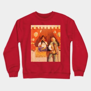 Robin Hood Meets Maid Marian by NC Wyeth Crewneck Sweatshirt